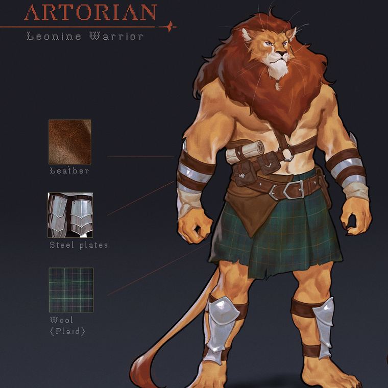 Leonine Warrior by Fatine Aouiniya